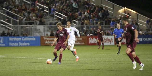 Sacramento Republic FC Controls the Ball vs. Seattle Sounders FC 2