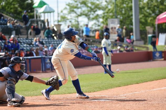 Xavier Fernandez of the Lexington Legends Delivers a Walk-Off Hit