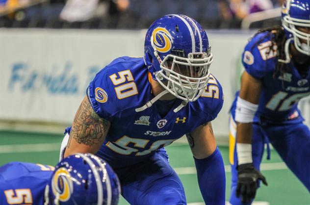 Tampa Bay Storm Mac Linebacker Jimmy Gordon
