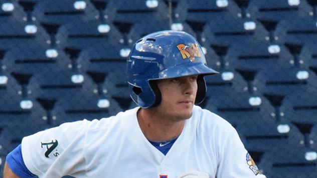 Midland RockHounds Center Fielder Jaycob Brugman