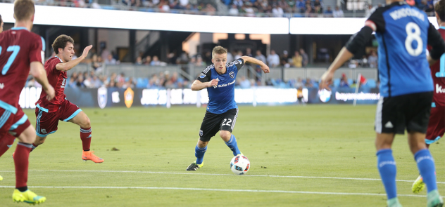 San Jose Earthquakes with the Ball vs. Real Sociedad