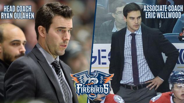 Flint Firebirds Head Coach Ryan Oulahen and Associate Coach Eric Wellwood