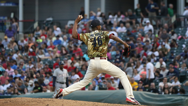 Frisco RoughRiders Pitcher Yohander Mendez