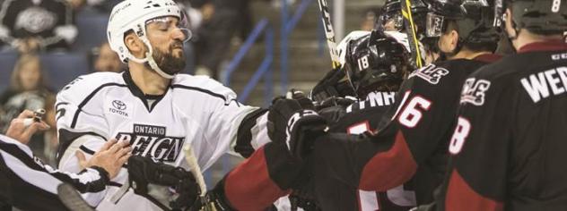 Ontario Reign Take on the Lake Erie Monsters