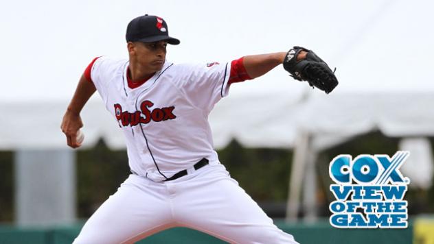 William Cuevas of the Pawtucket Red Sox