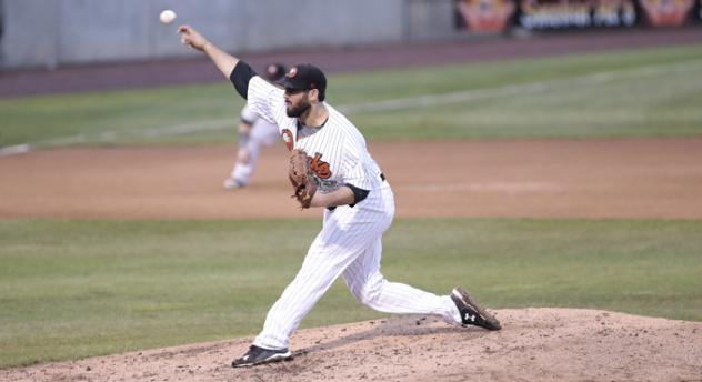 Long Island Ducks Pitcher Mark Blackmar