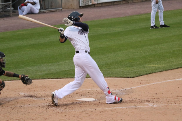 Matt Skole Homers for the Syracuse Chiefs
