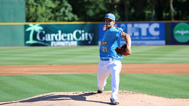 Myrtle Beach Pelicans Pitcher Jake Stinnett