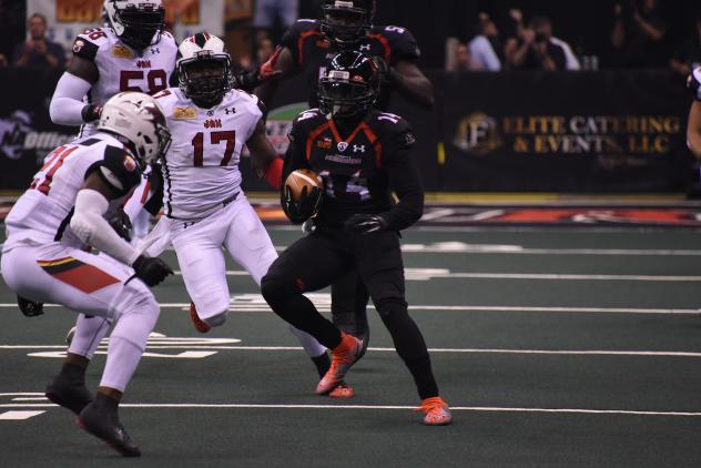 Orlando Predators WR Brandon Thompkins vs. the Jacksonville Sharks