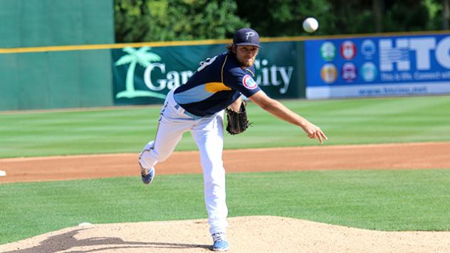 Myrtle Beach Pelicans Pitcher Zach Hedges