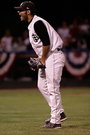 Sergio Romo of the San Jose Giants Celebrating the 2007 California League Championship