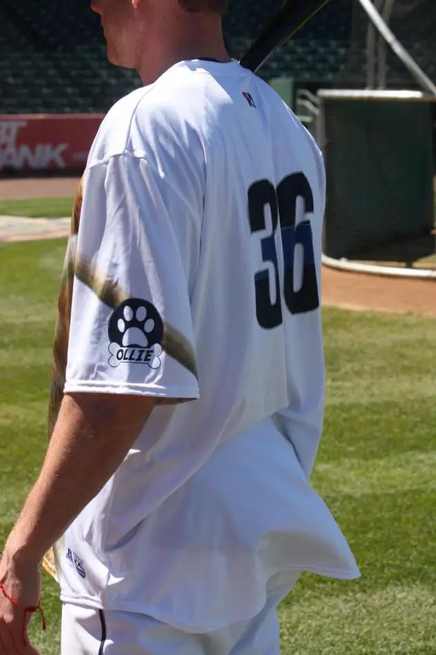 New Hampshire Fisher Cats Ollie Jersey (Side)