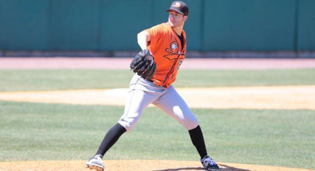 Long Island Ducks Pitcher Darin Downs