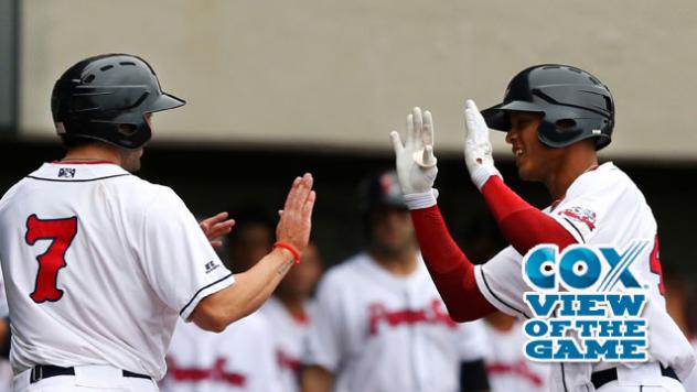 Pawtucket Red Sox Exchange High Fives