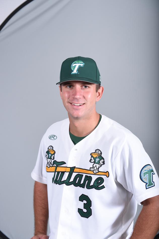 Rochester Honkers Pitcher Sam Bjorngjeld with Tulane