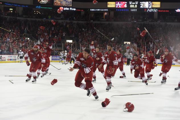 Allen Americans Celebrate Kelly Cup Title