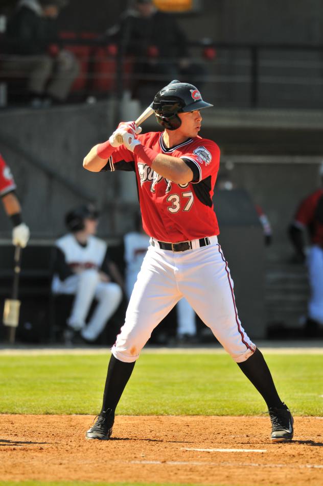Carolina Mudcats First Baseman Joey Meneses
