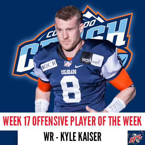 Colorado Crush WR Kyle Kaiser