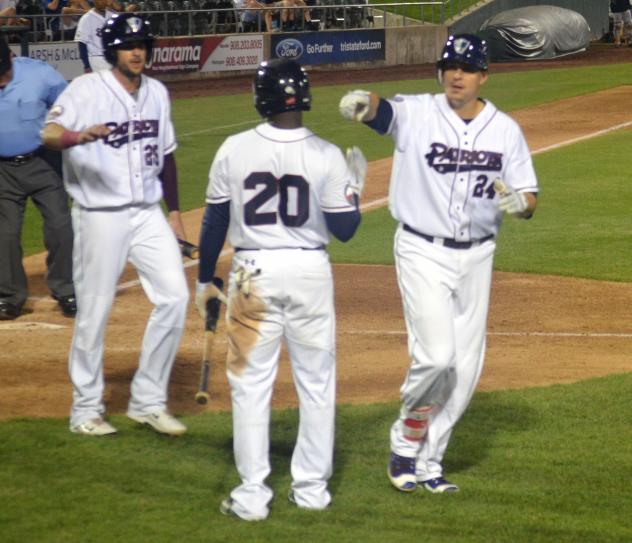Somerset Patriots Celebrate Bryan LaHair's Home Run