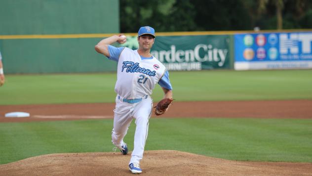 Myrtle Beach Pelicans Pitcher Jake Stinnett