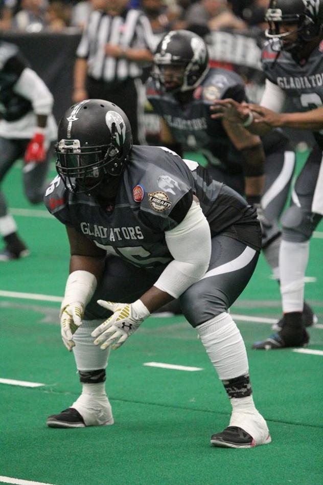 Duke City Gladiators OL Wondell Rutledge