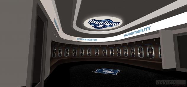 Admirals Locker Room Rendering