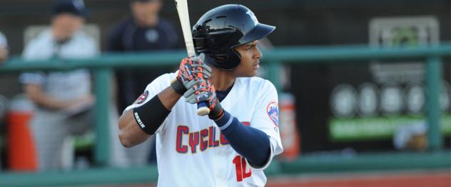 Enmanuel Zabala of the Brooklyn Cyclones