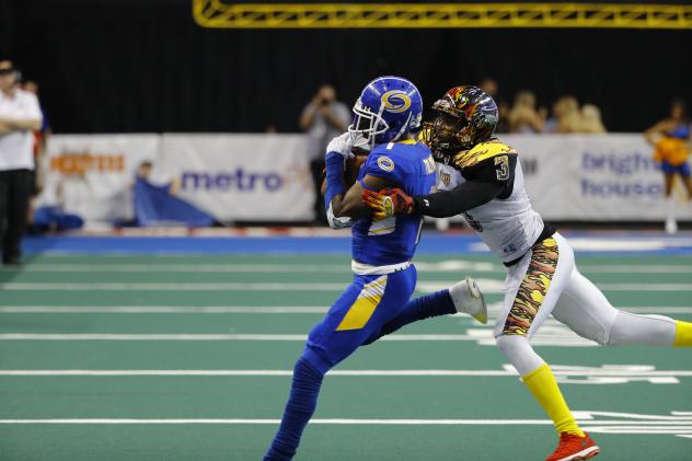Tampa Bay Storm WR T.T. Toliver's 1,165th Career Reception