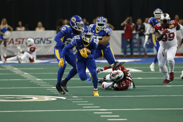 Tampa Bay Storm WR/KR Kendrick Ings vs. the Jacksonville Sharks
