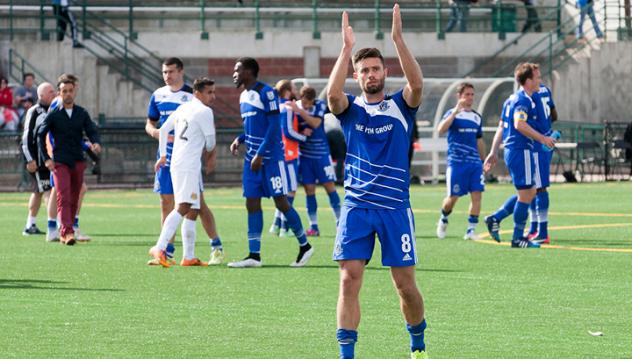 FC Edmonton Midfielder Ritchie Jones