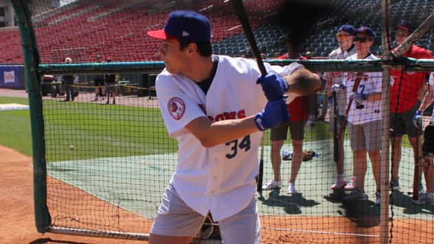 NHL Prospect Auston Matthews Taking Batting Practice with the Buffalo Bisons