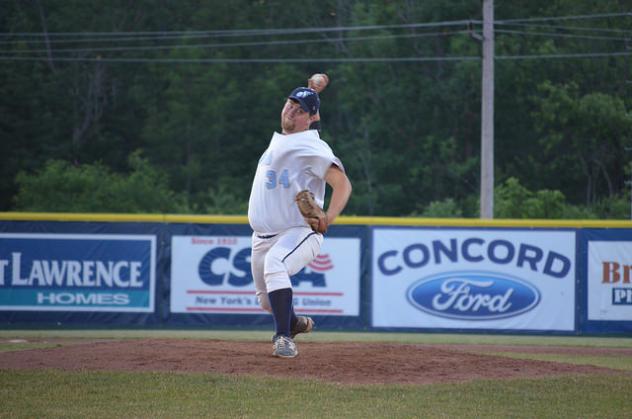 Newark Pilots Pitcher Sam Harrington
