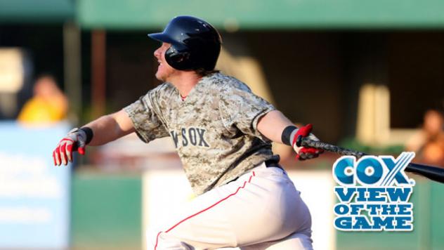 Ryan Hanigan of the Pawtucket Red Sox