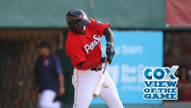 Rusney Castillo of the Pawtucket Red Sox