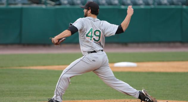 Long Island Ducks Pitcher Mark Blackmar