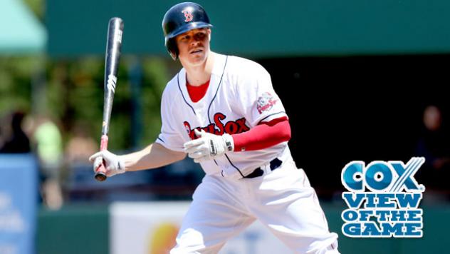 Brock Holt of the Pawtucket Red Sox