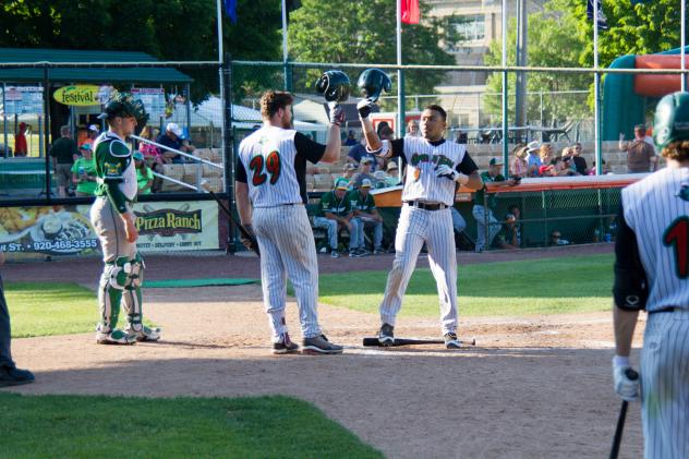 Green Bay Bullfrogs Celebrate at Home Plate