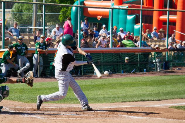 Parker Coss of the Green Bay Bullfrogs