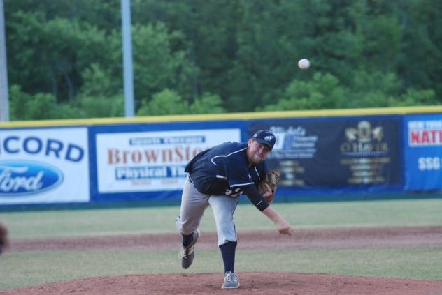 Newark Pilots Pitcher Sam Harrington