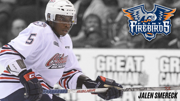 Jalen Smereck with the Oshawa Generals