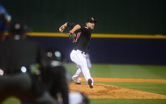 Nashville Sounds Pitcher Patrick Schuster Delivers