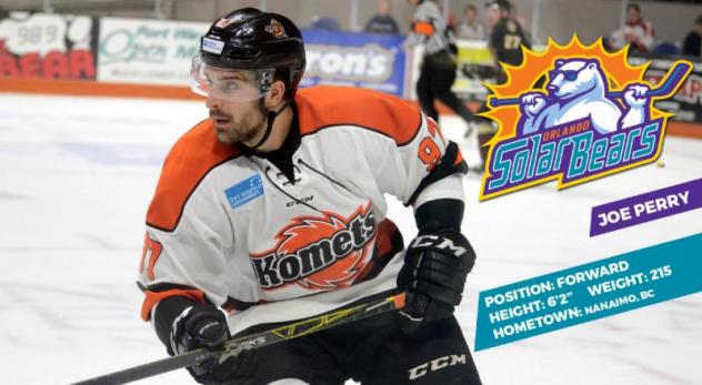 Solar Bears Add Goal Scorer Joe Perry