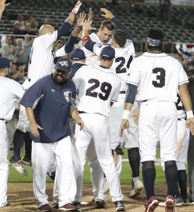 Scott Kelly Hits Game-Winning Walk off Home Run to Lead Patriots to Game 1 Victory in Liberty Division Series