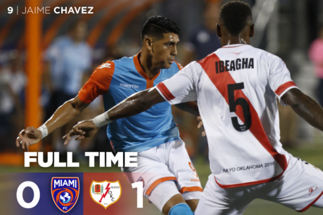RECAP | Unlucky Penalty Sees the Miami FC Fall to Rayo OKC, 1-0
