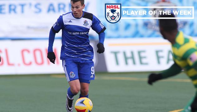 FC Edmonton Midfielder Ben Fisk Named NASL Player of the Week