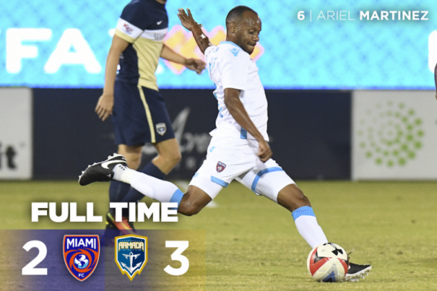 Miami FC Falls to Jacksonville on the Road, 3-2