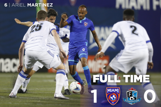 Miami FC Completes Season Sweep of FC Edmonton to End Inaugural Season