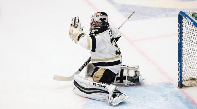 Wheeling's Carr Named CCM ECHL Goaltender of the Week
