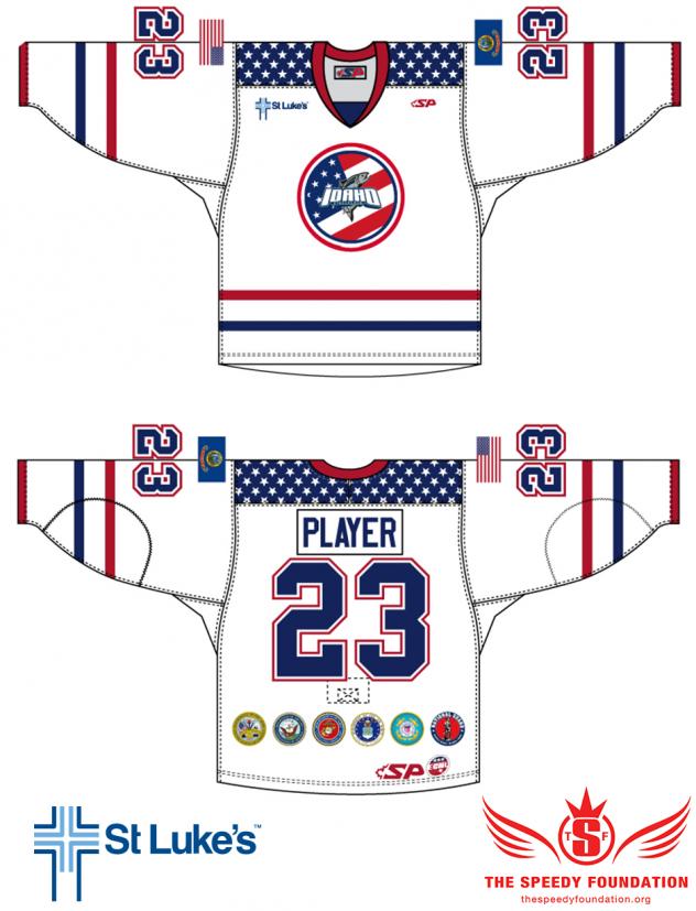 Steelheads Announce Military Appreciation Night and St. Luke's Jersey Auction