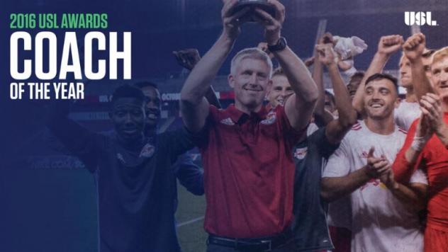 New York's Wolyniec Earns USL Coach of the Year Honor